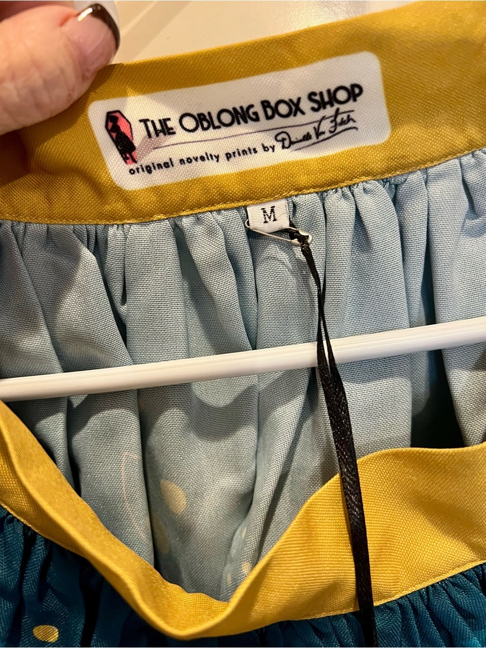 The Oblong Box Shop Women's teal and tipsy elephant Skirt